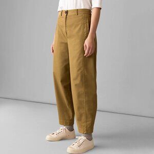 Toast UK Kathe Flat Front Cotton Twill Trousers